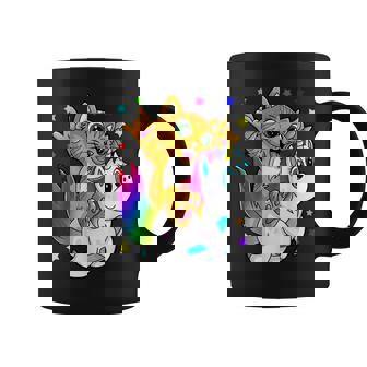 Chat Licorne Équitation Filles Garçons Hommes S Tasse - Cadeauxyz