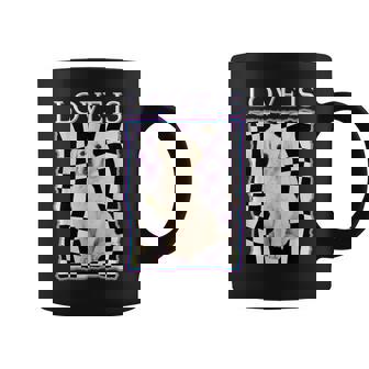 Checkered Labrador Retriever White Lab Mom Dad Coffee Mug | Seseable UK