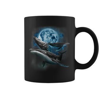 Chemise Baleine À Bosse Hurlant À La Lune Baleine À Bosse Tasse - Cadeauxyz