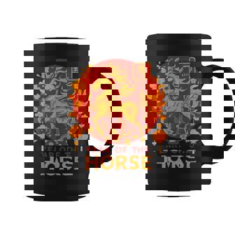 Chinese Zodiac Lunar New Year Fire Horse Year Of The Horse Coffee Mug - Monsterry