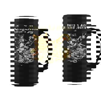 Chinga La Migra Cat Vintage Coffee Mug - Monsterry