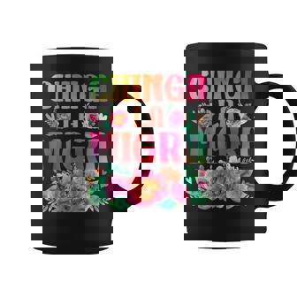 Chinga La Migra Retro Flowers Chinga La Migra Coffee Mug | Seseable CA