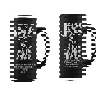 Christian Jesus Is King Religious Bible Verse God Women Coffee Mug - Monsterry