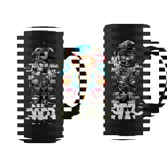 Christian SWAG Hip Hop Teddy Bear Christian Rap Coffee Mug | Mazezy