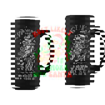 Christmas Cannabis Weed Most Likely To Smoke With Santa Coffee Mug | Seseable UK