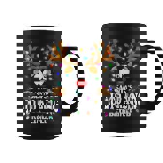 Christmas Men Women Santa's Auto Racing Reindeer Coffee Mug | Mazezy