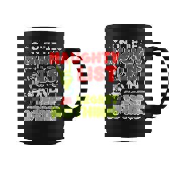 Christmas Naughty List Regret Nothing Xmas Women Coffee Mug | Seseable FR