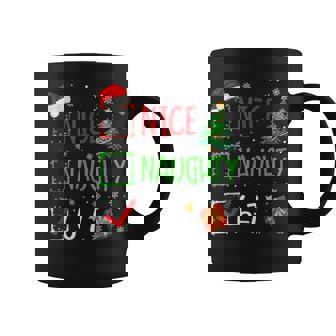 Christmas Nice Naughty 67 Brainrot 6-7 Meme Slang Coffee Mug | Seseable CA