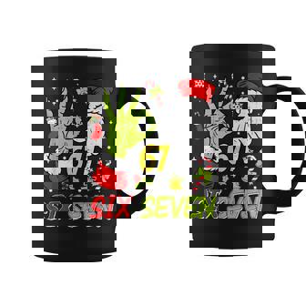 Christmas Six Seven 67 Meme 6 7 Xmas Holiday Slang Coffee Mug | Seseable CA
