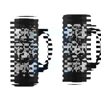 Christmas Snowflake Winter Christmas Coquette Bow Christmas Coffee Mug | Mazezy