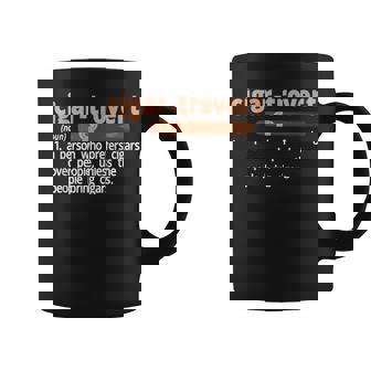 Cigar-Trovert Cigar Smoking Humor Definition Introvert Coffee Mug - Monsterry