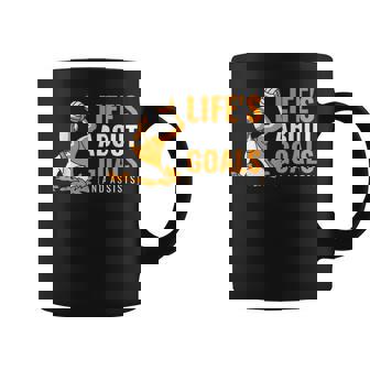 Clothing Life's About Goals Quote Pun Boys Water Polo Coffee Mug | Mazezy