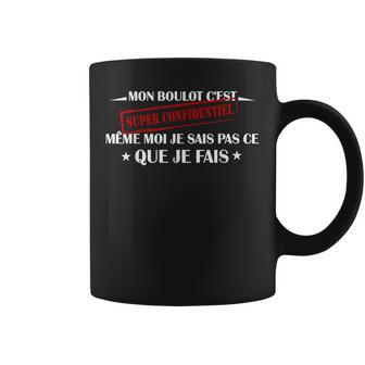 Collegue De Travail Humour -Uper Confidentiel Cadeau Drole Tasse - Cadeauxyz