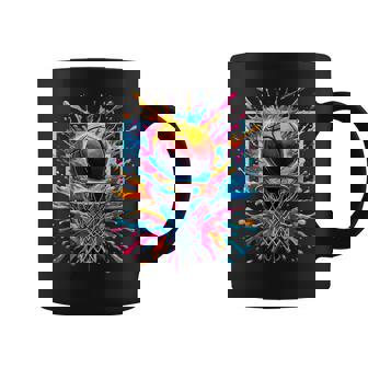 Colorful Basketball Hoop Splash Coffee Mug | Seseable CA