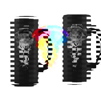 Colorful Skydiving Skydiver Skydive Coffee Mug - Monsterry