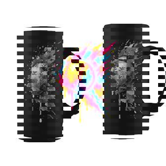 Colorful Splash Baseball Ball Graffiti For Youth & Boys Coffee Mug | Seseable CA