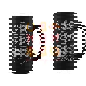 Coquette Bow 9Th Birthday Girl Cowgirl 9 Year Old Western Coffee Mug - Monsterry