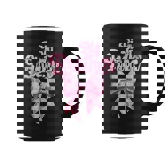 Coquette Bow Family Matching Groovy Pink Big Brother Coffee Mug - Monsterry