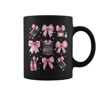 Coquette Bow Makeup Artist Mua Girl Mom Mama Mother's Day Coffee Mug | Seseable UK