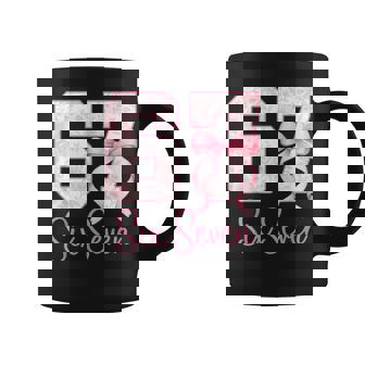 Coquette Bow Number 67 Meme Pink Floral Girls Coffee Mug | Seseable CA