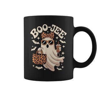 Coquette Leopard Boo-Jee Halloween Boujee Ghost Coffee Mug - Thegiftio UK
