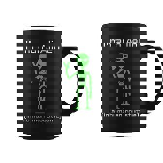 Costume Extraterrestre Extra Terrestre Dans Un Costume Humain Tasse - Cadeauxyz