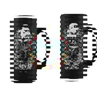 Cottagecore Aesthetic Mothman Book Lover Camping Coffee Mug - Thegiftio