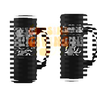 Cousins Giving 2025 Retro Thanksgiving Family Matching Fall Coffee Mug | Mazezy