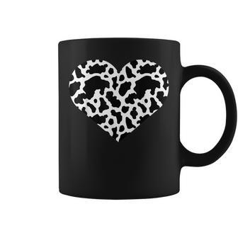 Cow Heart Pattern Graphic Coffee Mug - Thegiftio UK
