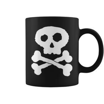 Cráneo Pirata Con Diseño De Calavera Taza de café - Regaloses