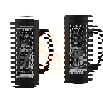 The Crazy Cat Lady Cat Carte De Tarotquelette Motif Luneorcière Tasse - Cadeauxyz