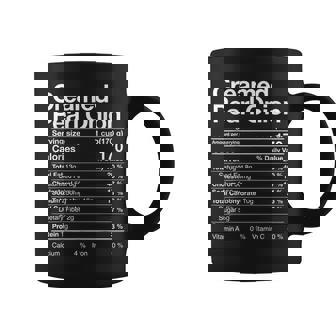 Creamed Pearl Onions Nutrition Fact Thanksgiving Christmas Coffee Mug | Mazezy