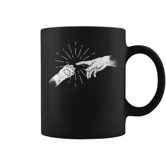 Creation Of Cat Regalo Divertido Para Amantes De Los Gatos Taza de café - Regaloses