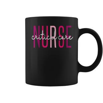 Critical Care Nurse Appreciation Day Apparel Vintage Nurse For Black X-Small Short Sleeve Coffee Mug - Thegiftio