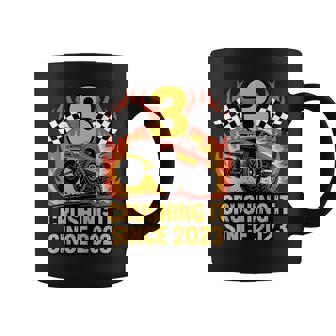 Crushing It Since 2023 Monster Truck 3 Year Old Birthday Boy Coffee Mug | Mazezy