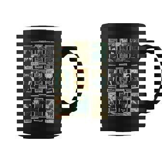 Cryptid Monster Stamps Coffee Mug - Monsterry