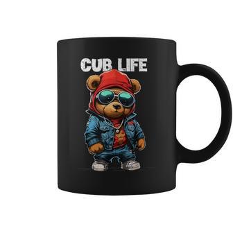 Cub Bear Life Oso De Peluche Divertido Para Hombres Y Es Taza de café - Regaloses