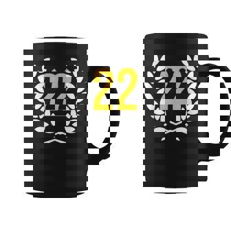 Cumpleaños 22 Años Aniversario 22 Aniversario 22 Aniversario Taza de café - Regaloses