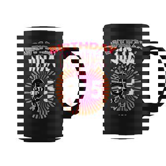 Cumpleaños Ninja Niños 5To Cumpleaños Ninja Cinco Años Taza de café - Regaloses