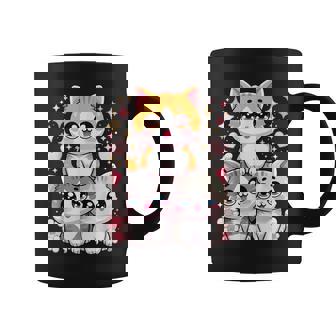 Cute Cats Anime Kawaii Kitty Cat Coffee Mug | Seseable FR