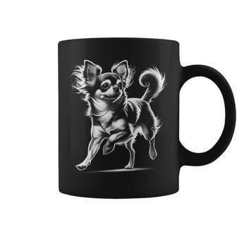 Cute Chihuahua Realistic Drawing Style Coffee Mug - Thegiftio UK
