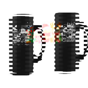Cute Christmas Coffee Snowman Deer Santa Coffee Xmas Coffee Mug - Thegiftio
