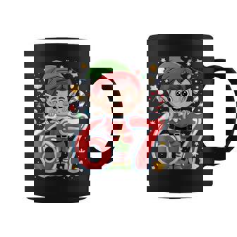Cute Elf Six Seven 6 7 Meme Christmas Costume Coffee Mug | Seseable FR