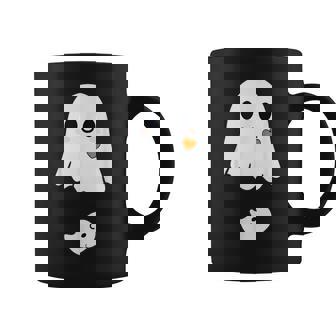 Cute Ghost Halloween Maternity Pregnancy Announcement Coffee Mug - Thegiftio