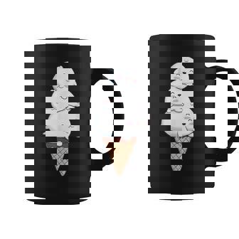 Cute Ice Cream Seals Animal Cone Coffee Mug | Mazezy