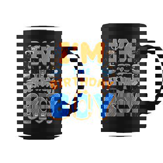 Cute I’M The Birthday Boy Matching Blue Orange Party Coffee Mug | Seseable FR