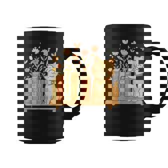 Cute Kawaii Cat Books Flowers Coffee Mug | Seseable CA