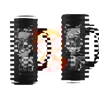 Cute Red Panda Sunglasses Coffee Mug - Thegiftio