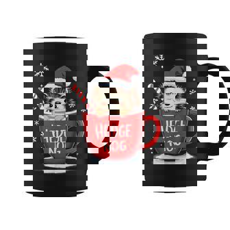 Cute Santa Hedgehog Eggnog Hedge Nog Merry Christmas Coffee Mug - Monsterry