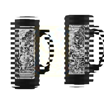 Cute Siberian Husky Mom Tarot Card Skeleton Husky Mama Dog Coffee Mug | Seseable UK